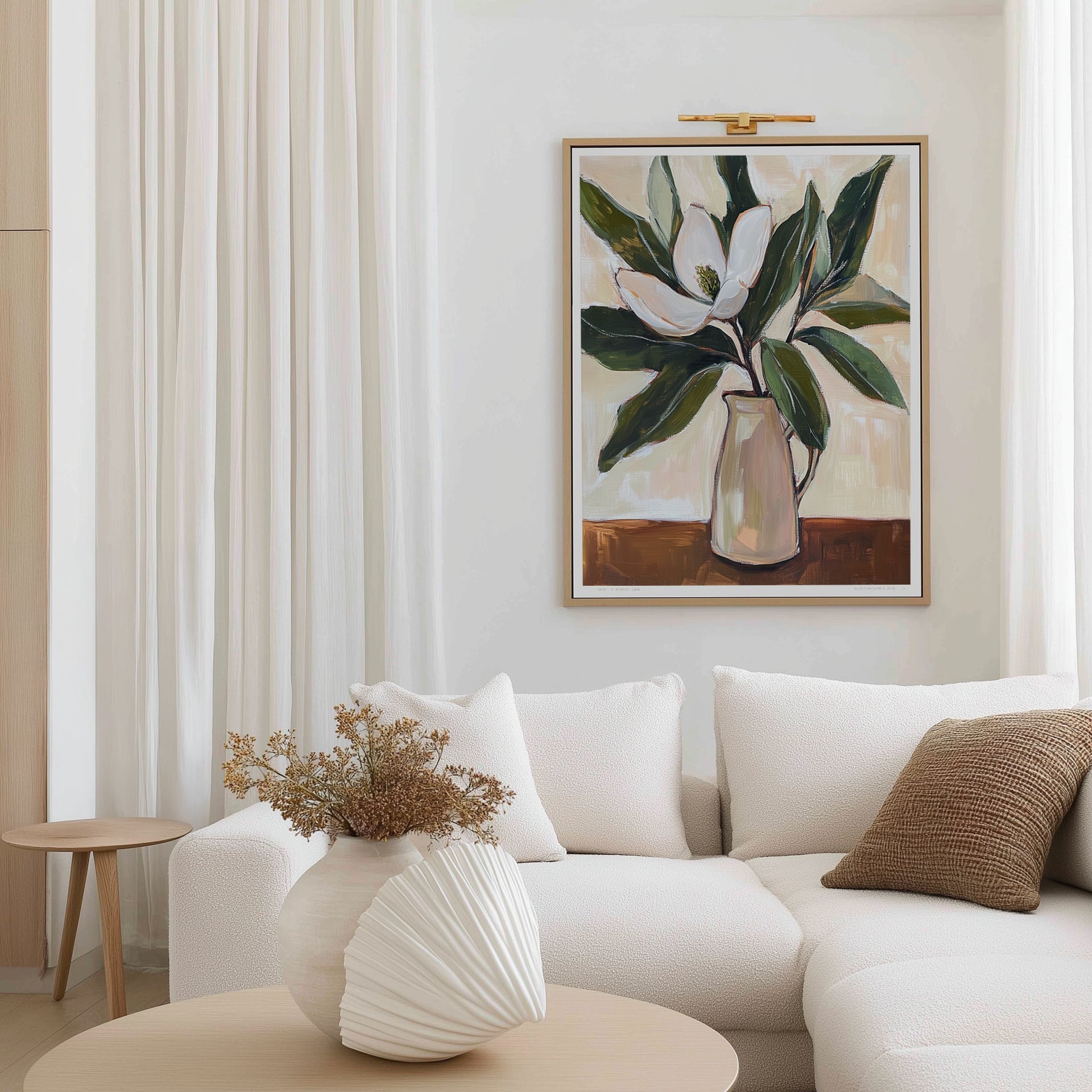 Magnolia Still Life Art Print
