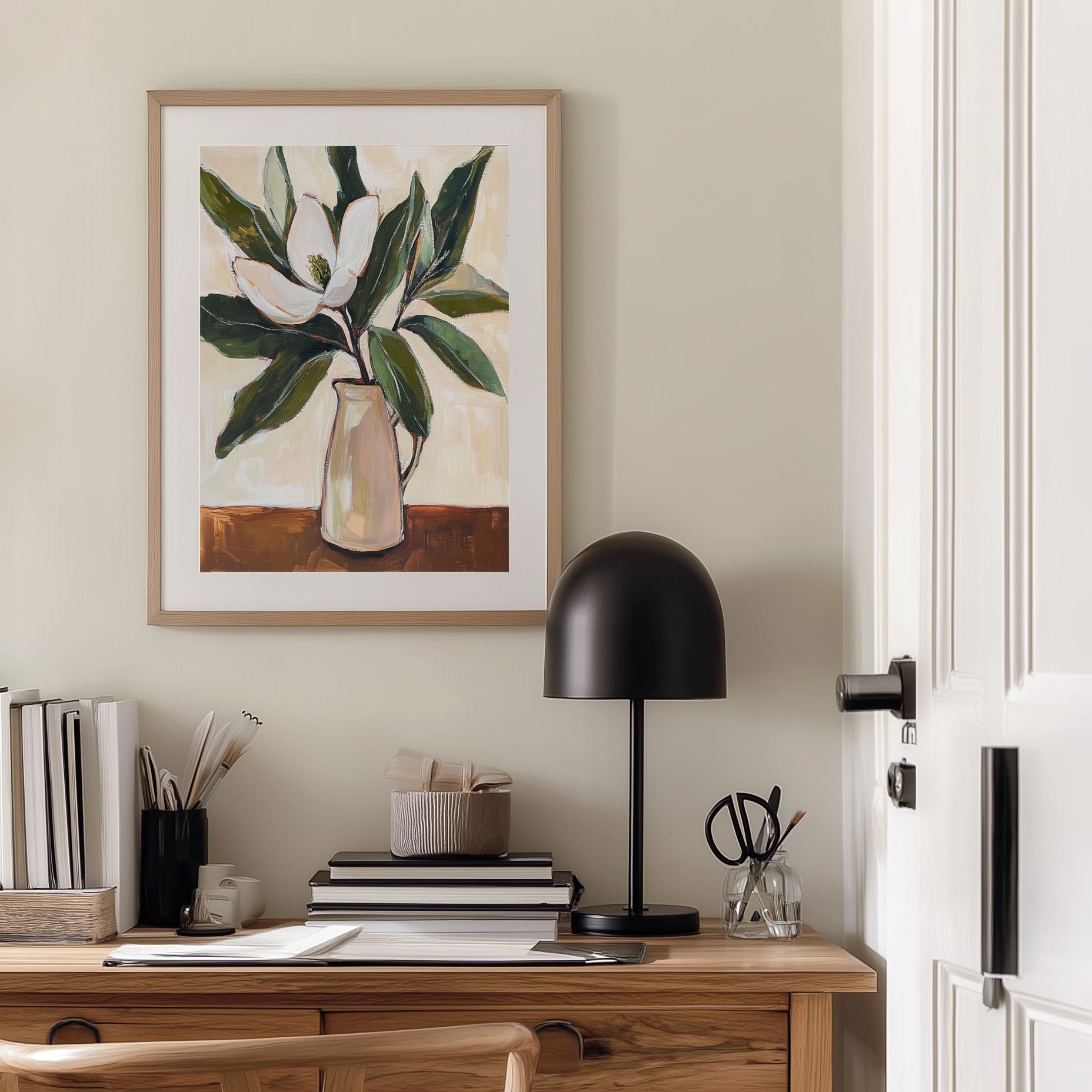Magnolia Still Life Art Print