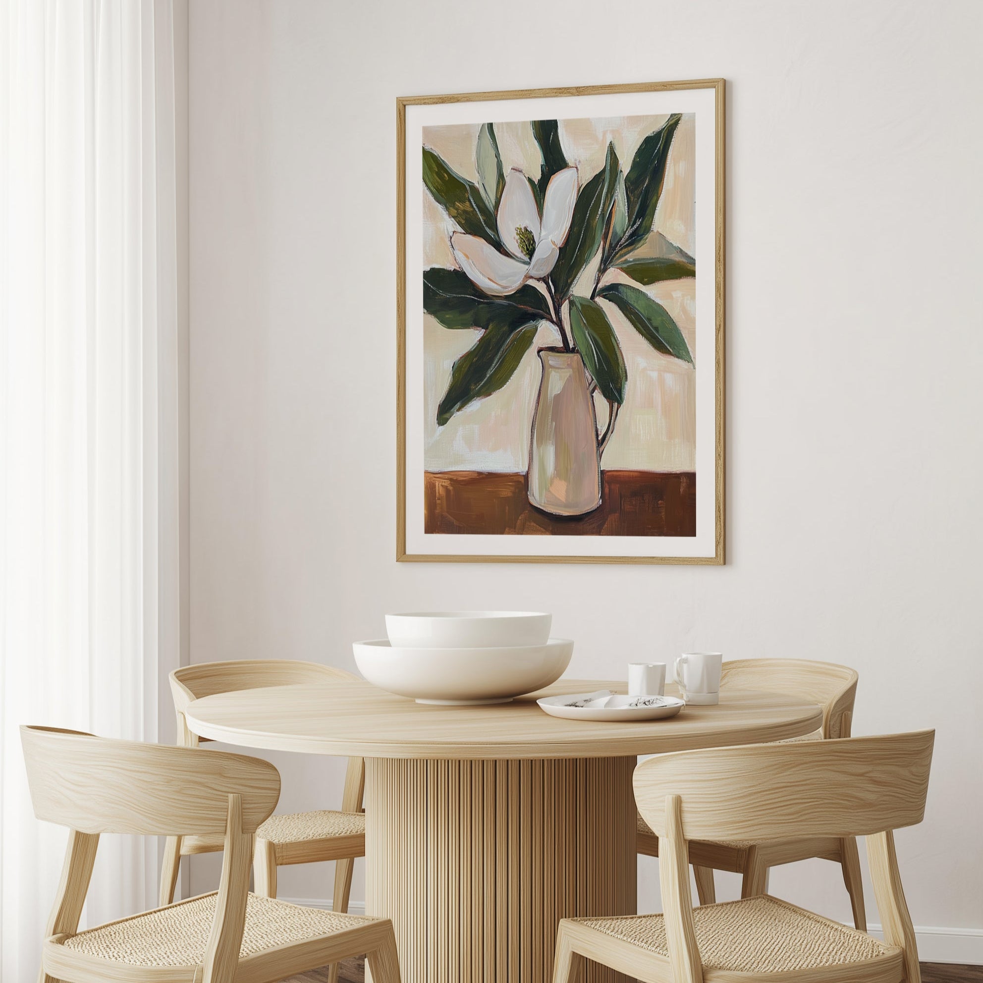 Magnolia Still Life Art Print