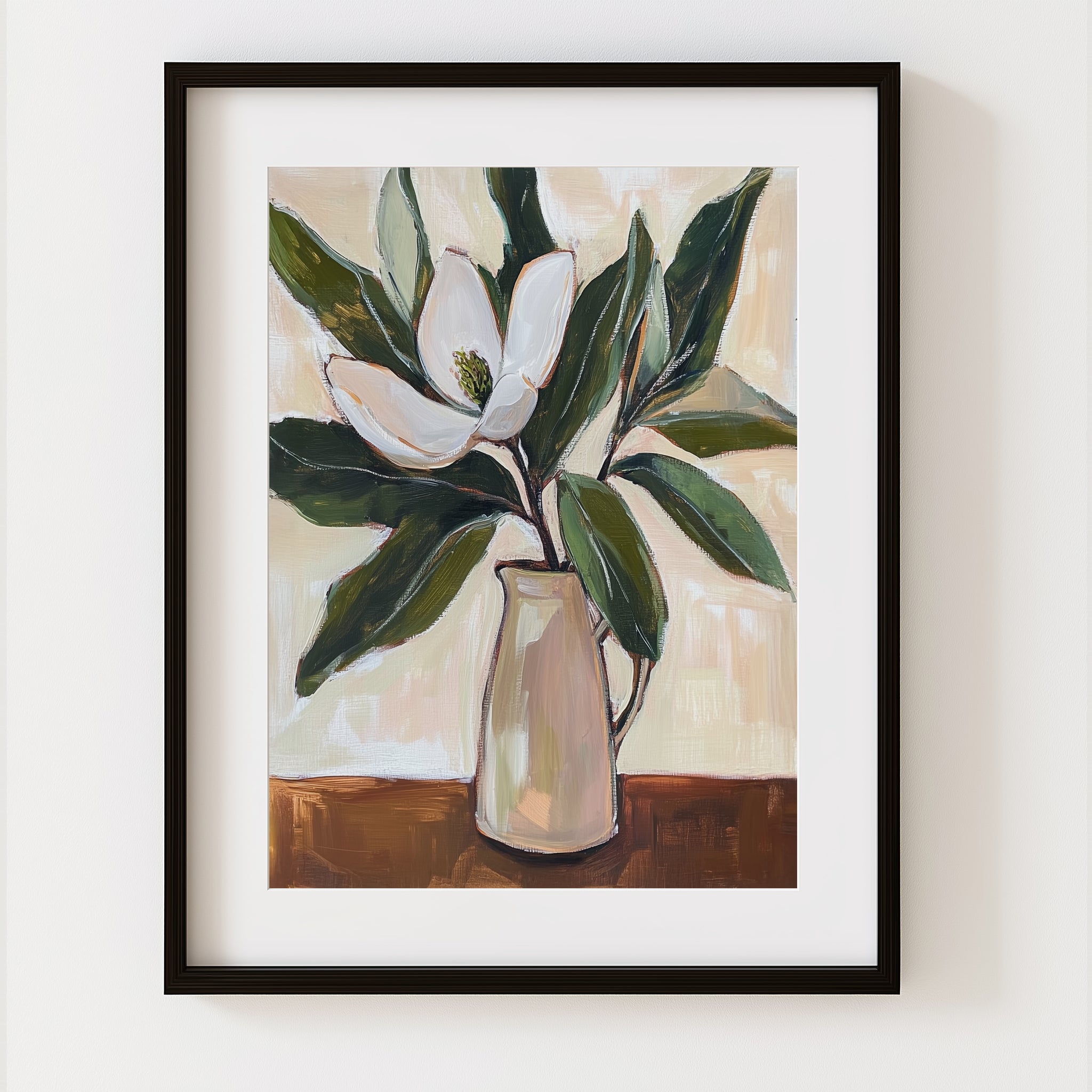 Magnolia Still Life Art Print