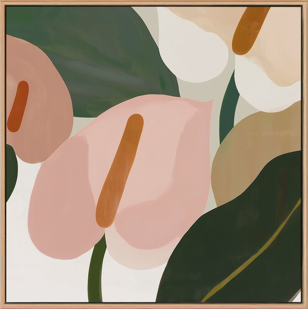 Anthurium l  - Framed Canvas