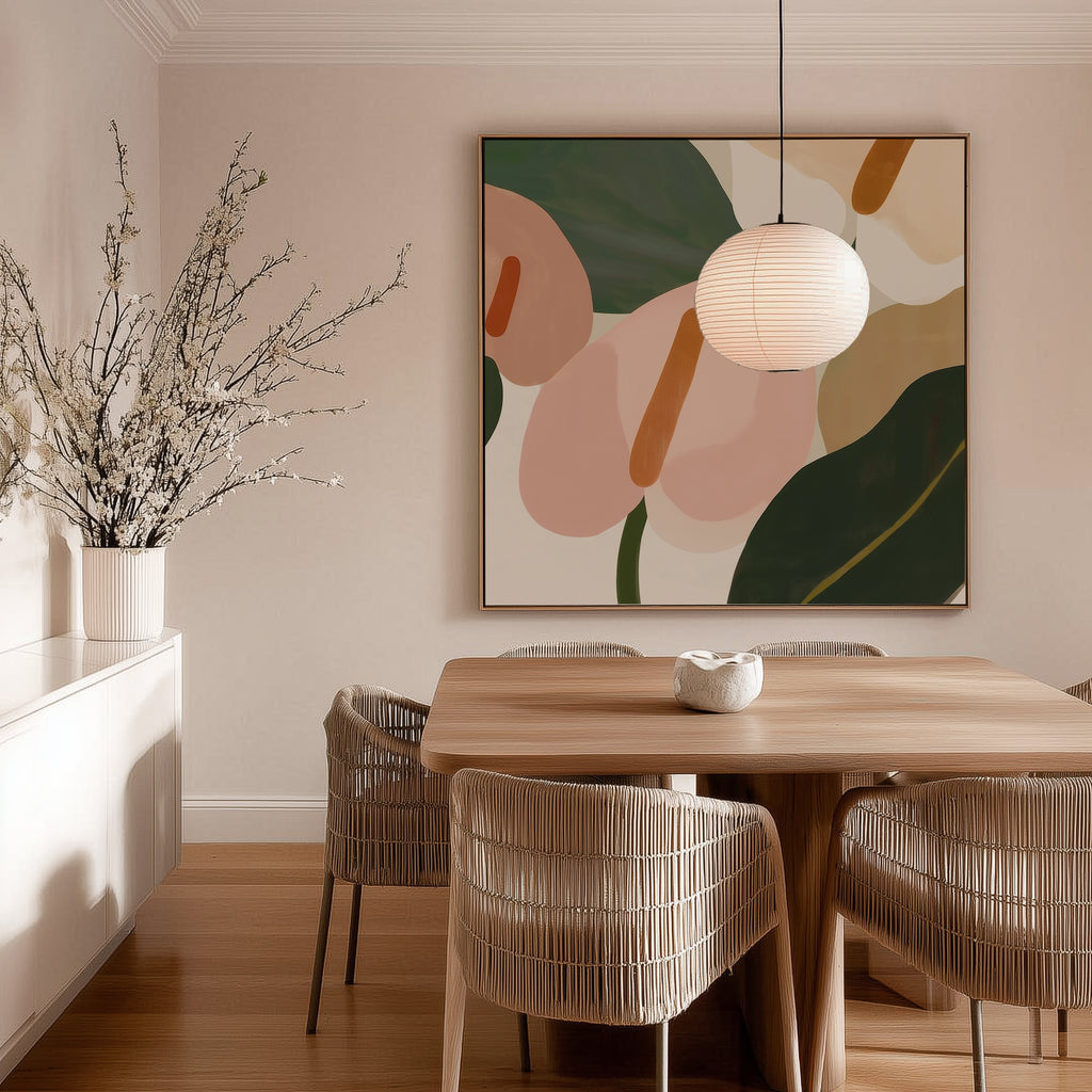 Anthurium l  - Framed Canvas