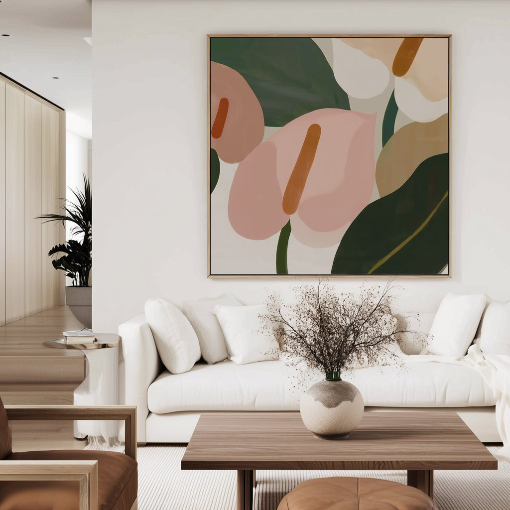 Anthurium l  - Framed Canvas