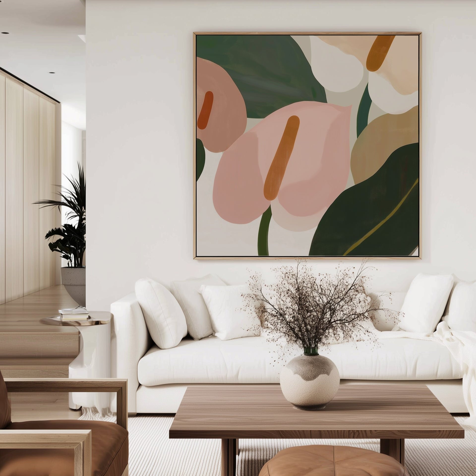 Anthurium l  - Framed Canvas