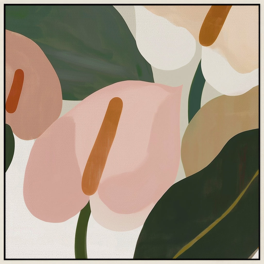 Anthurium l  - Framed Canvas