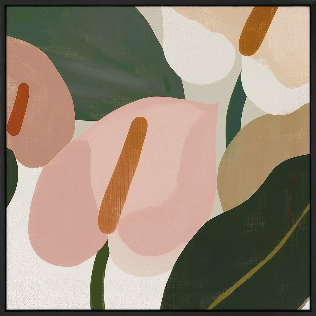 Anthurium l  - Framed Canvas