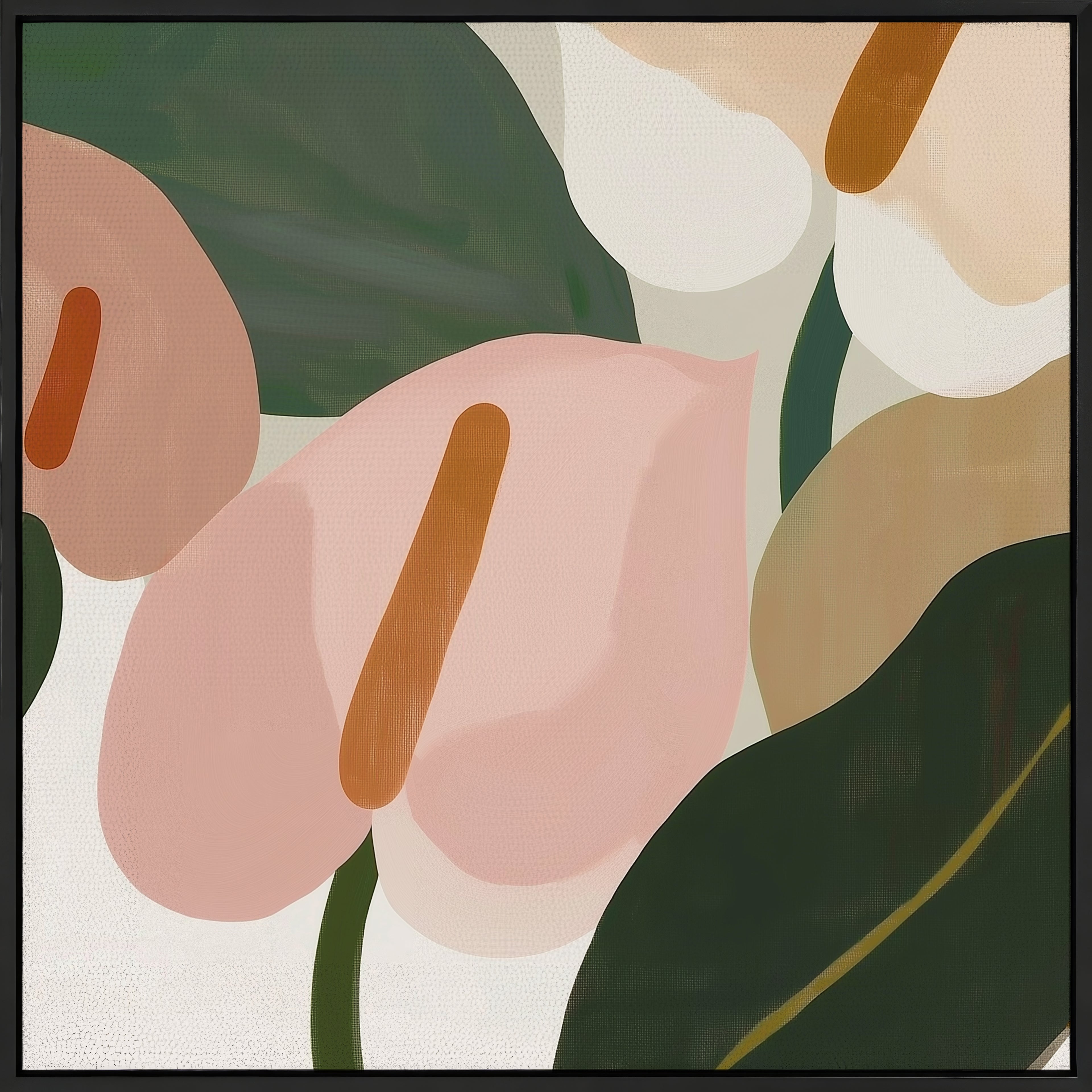 Anthurium l  - Framed Canvas