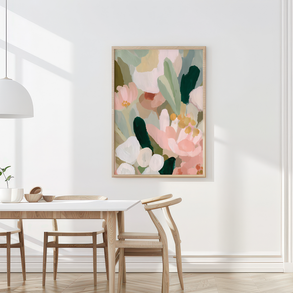 Abstract Australian Native Floral Wall Art Print