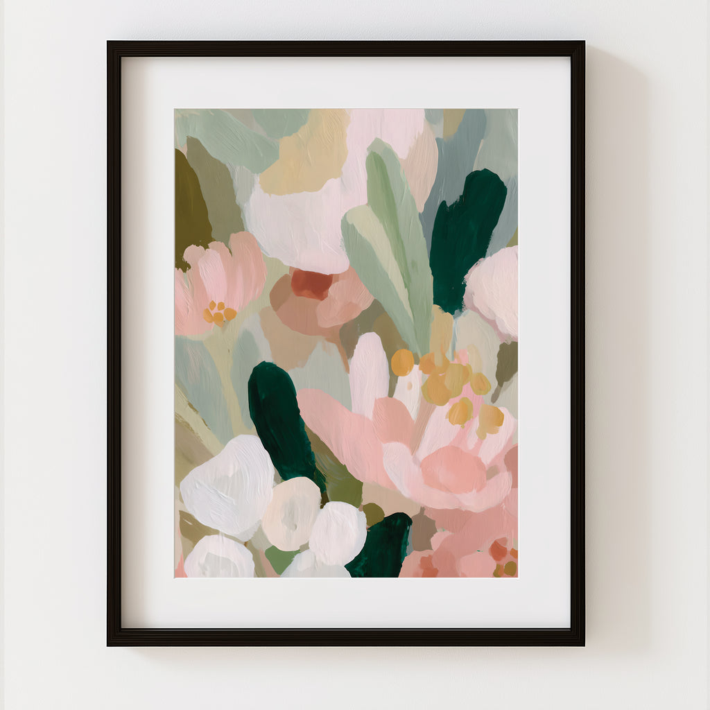 Abstract Australian Native Floral Wall Art Print