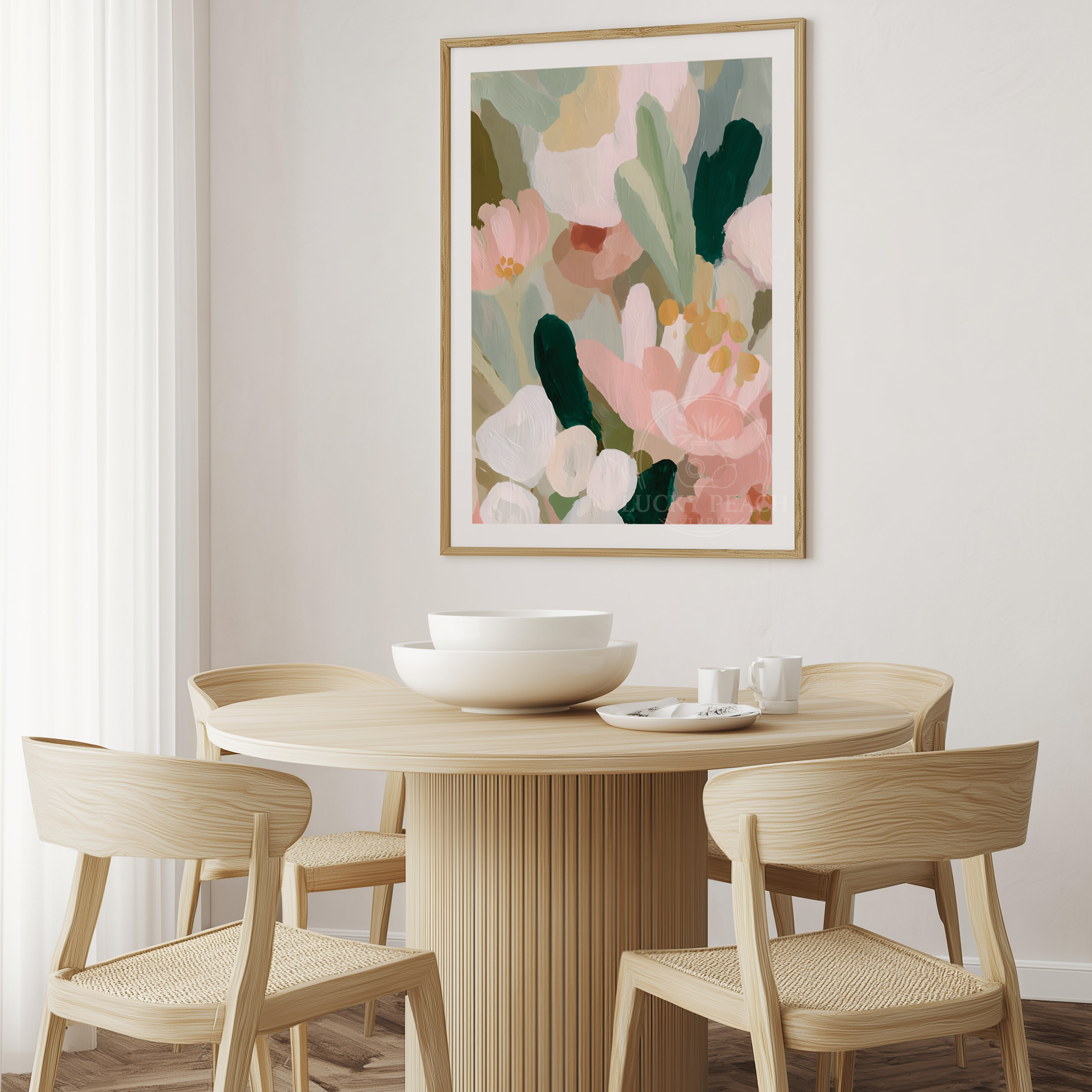 Abstract Australian Native Floral Wall Art Print