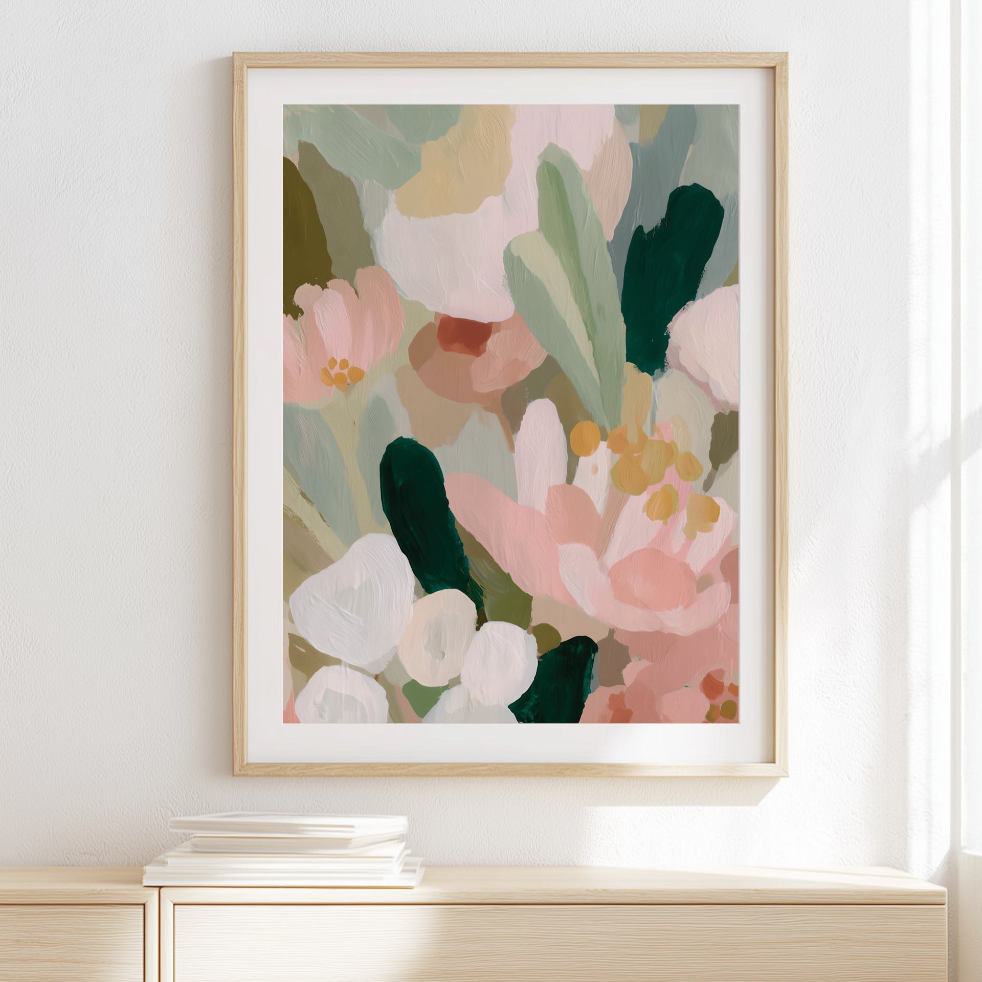 Abstract Australian Native Floral Wall Art Print
